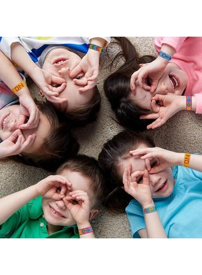 Diamond painting bracelet, 6-piece diamond art bracelet set, diamond wristband mosaic sticker set, adjustable bracelet decorated with colorful diamond dots, arts and crafts for kids - Image 3